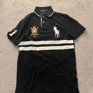 Ralph Lauren Black and White Polo Shirt